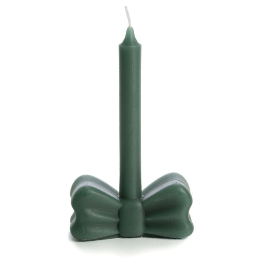 Sculpture kaars bow Forest Green