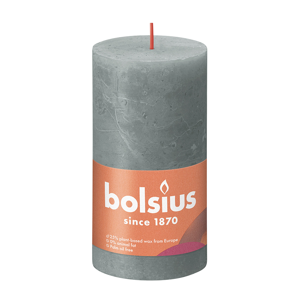 Stompkaars shine 130:68 Eucalyptus green van Bolsius