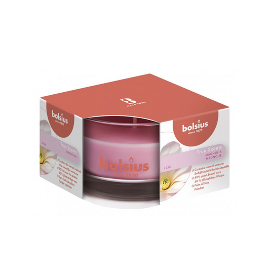 True scents geurkaars magnolia small bij KaarsOnline